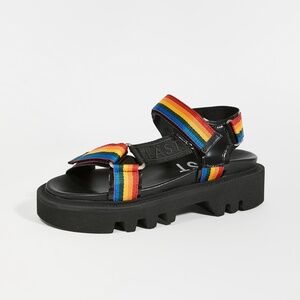 LÄST Candy RAINBOW Sandals size 38